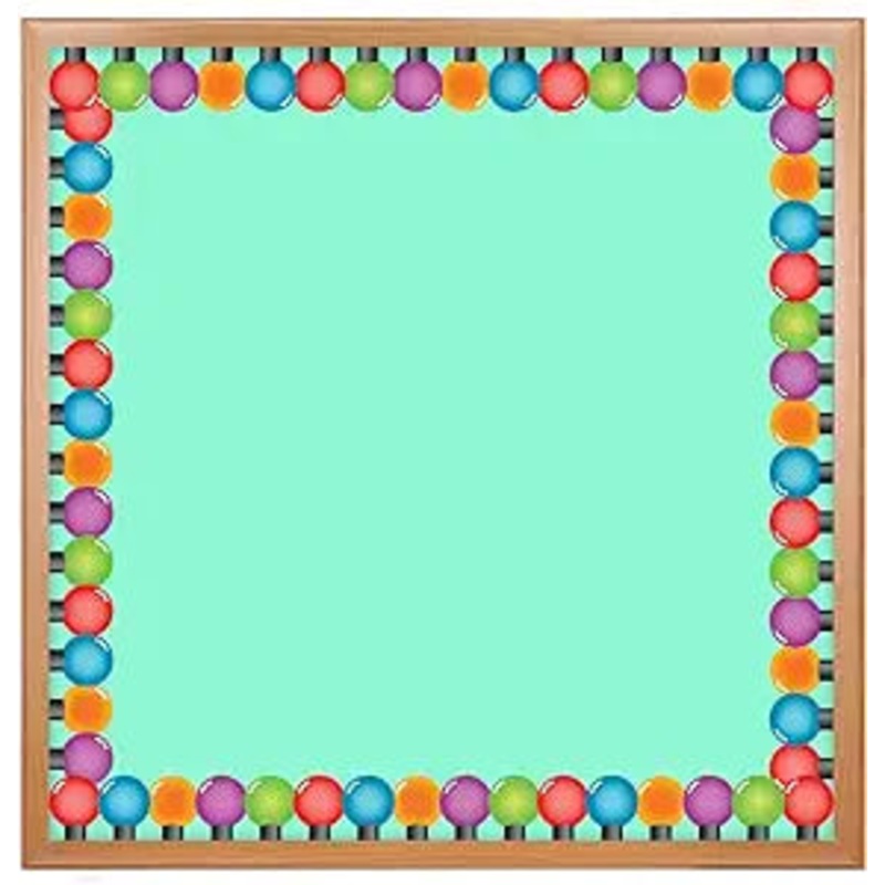 Colored Lightbulb Border