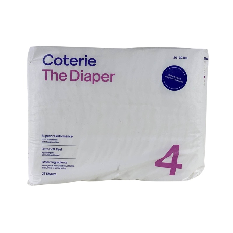 Coterie Size 4 Diapers