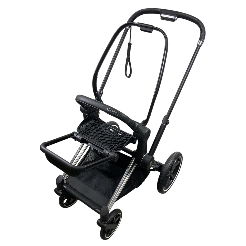Cybex PRIAM Stroller Frame And Seat, 2019, Chrome/Black
