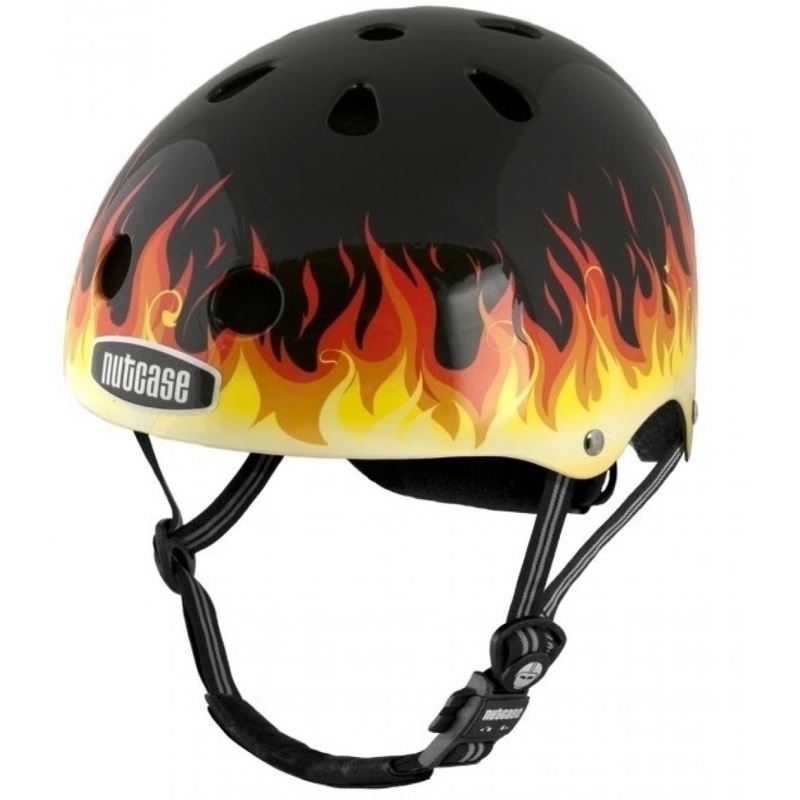 Nutcase Little Nutty Ring of Fire Helmet, Black, X-Small