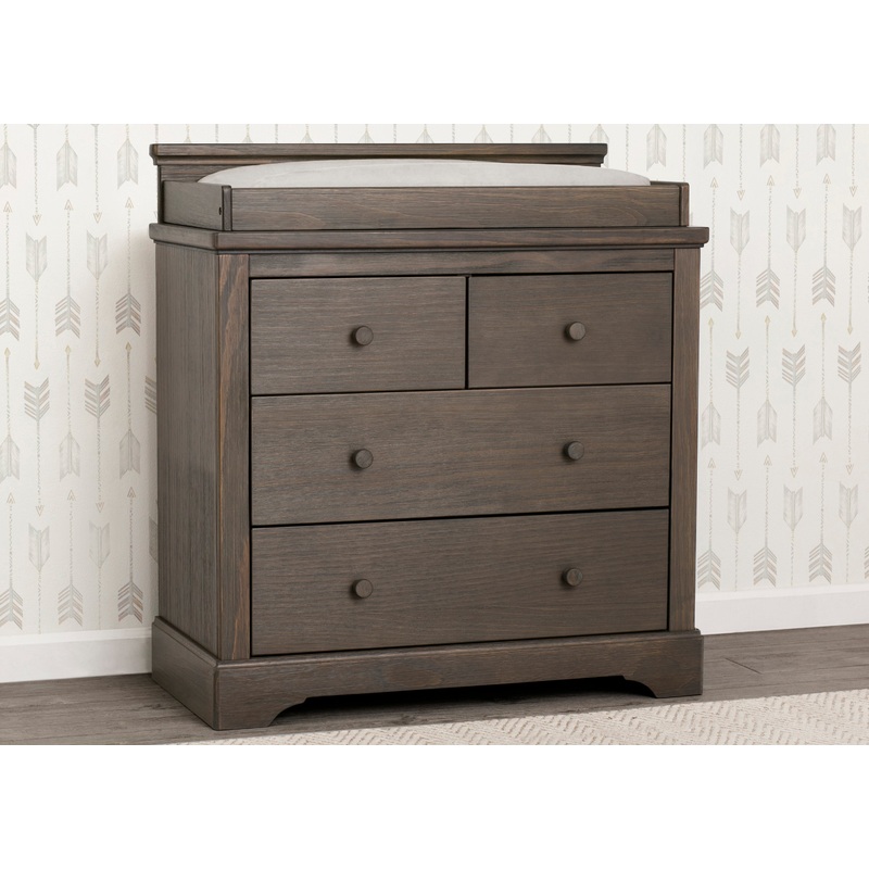 Paloma 4 Drawer Dresser with Changing Top and Interlocking Drawers