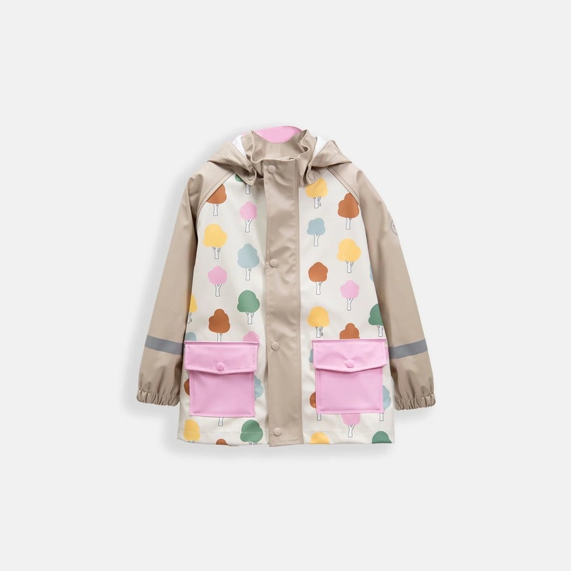Rain Jacket – Rainy Trees Beige