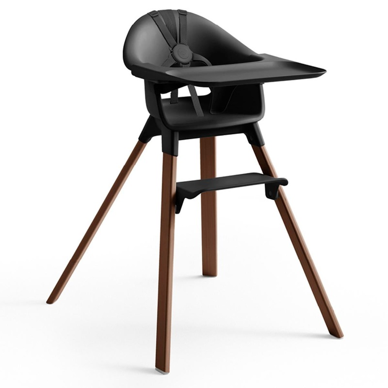 Stokke Clikk High Chair – Black / Warm Brown