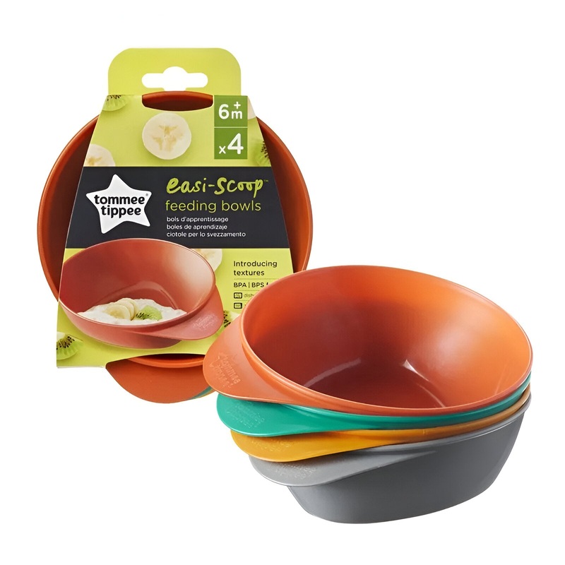 Tommee Tippee Easy Scoop Feeding Bowls  Pack of 4