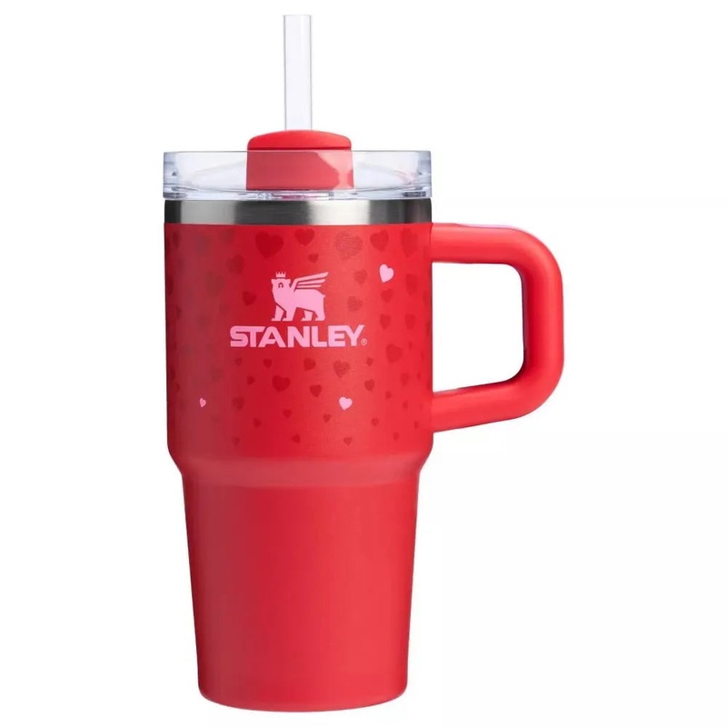 Valentines Day 2025 Ruby Hearts 20 oz with Handle Tumbler