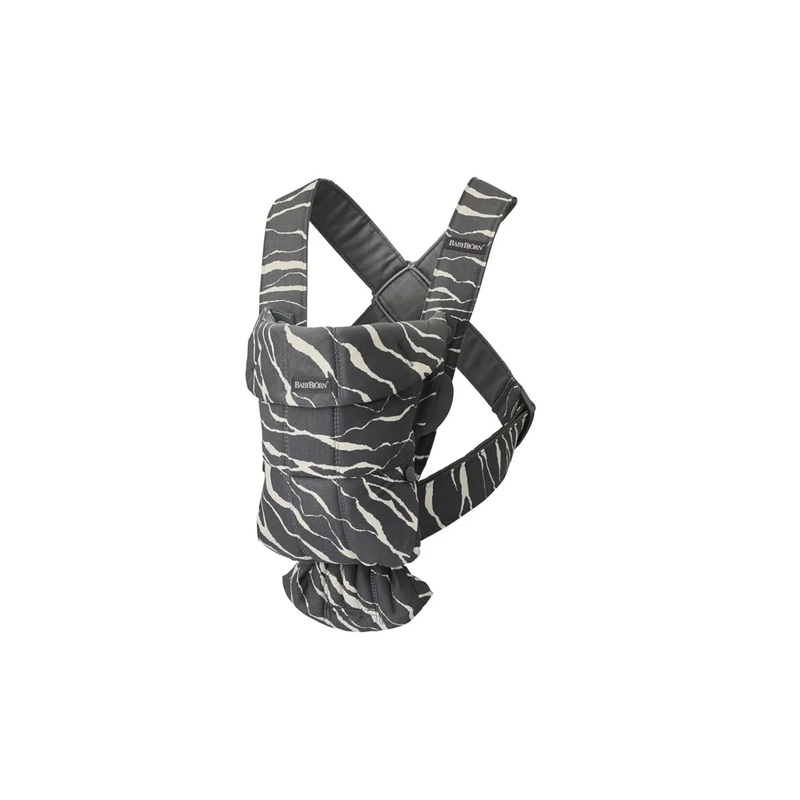 Baby Carrier Mini, Cotton – Anthracite/Landscape print