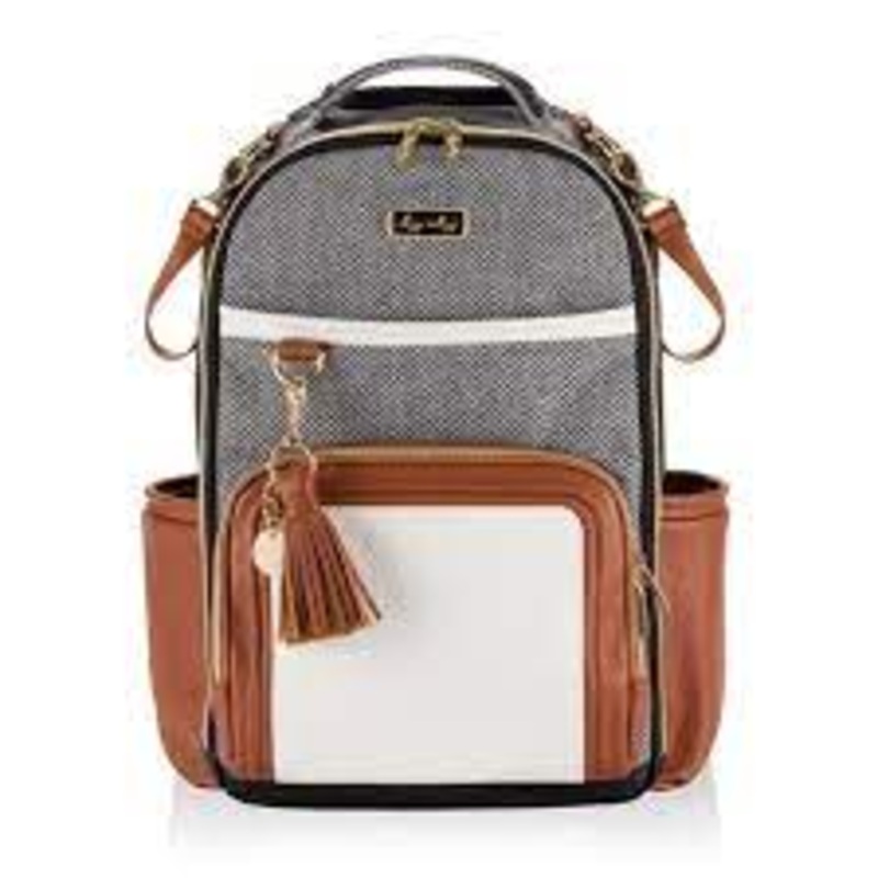 Boss Plus Large Diaper Bag Backpack Coffee and Cream