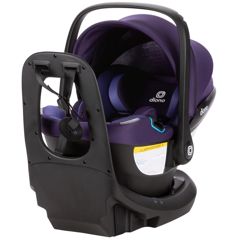 Diono LiteClik 30 RXT SafePlus Infant Car Seat and Base – Purple Wildberry