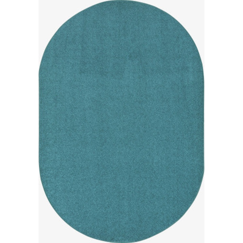 Endurance Solid Color Rug, 12′ x 7’6″ Oval, Mint