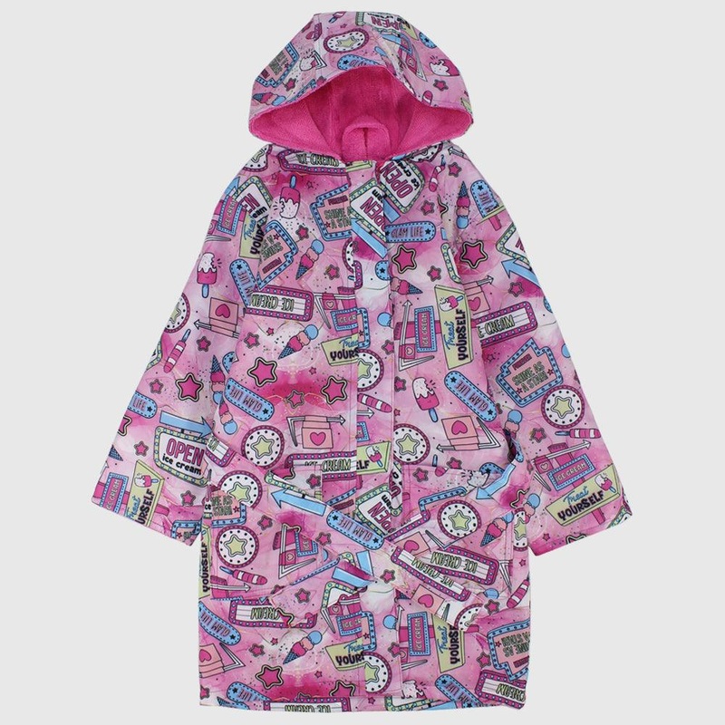 “Glam Life” Waterproof Swim Robe