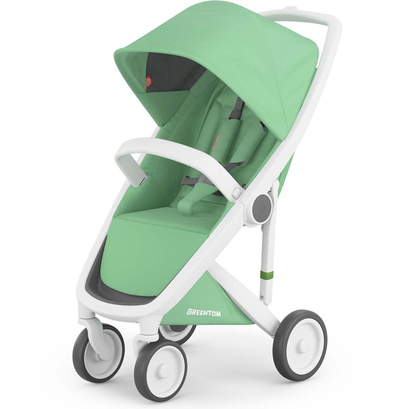 Greentom Classic Stroller – White/Mint