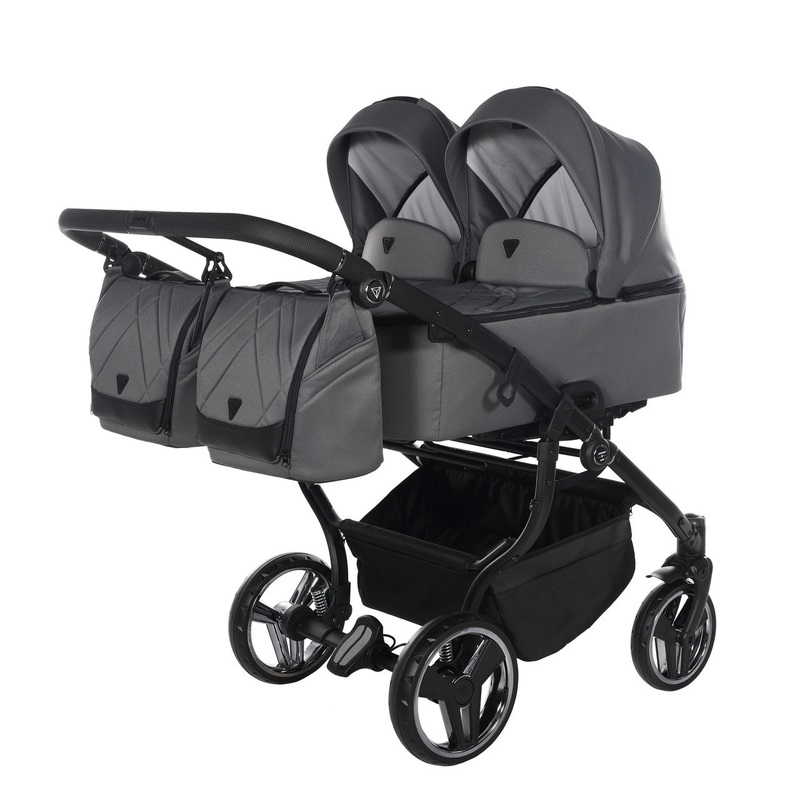 JUNAMA COMPACT DUO GRAPHITE – 4IN1 (INCLUDES 2 X CAR SEAT & 2 X ISOFIX BASE)