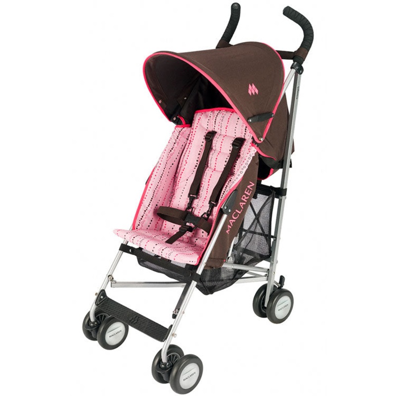 Maclaren Triumph Stroller Coffee Pink Bubbles