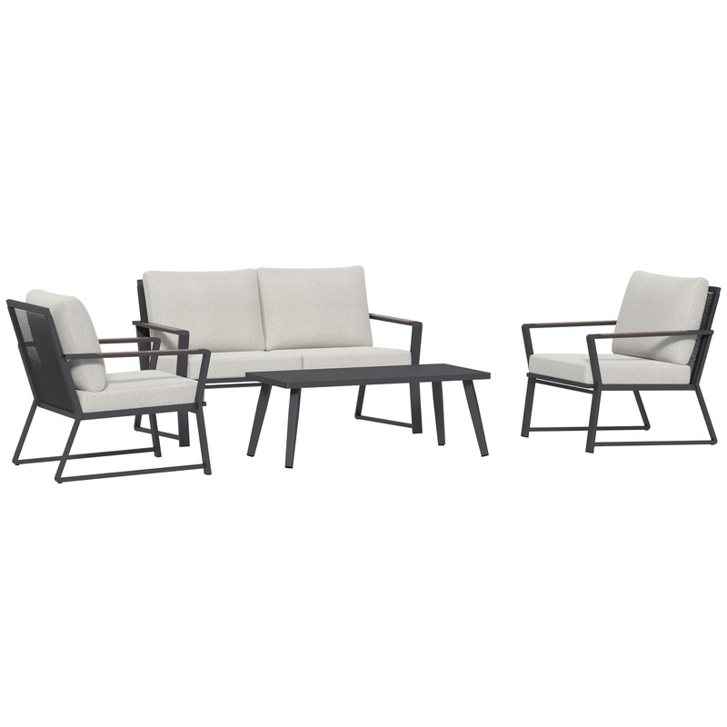 Outsunny 4 Piece Patio Furniture Set
