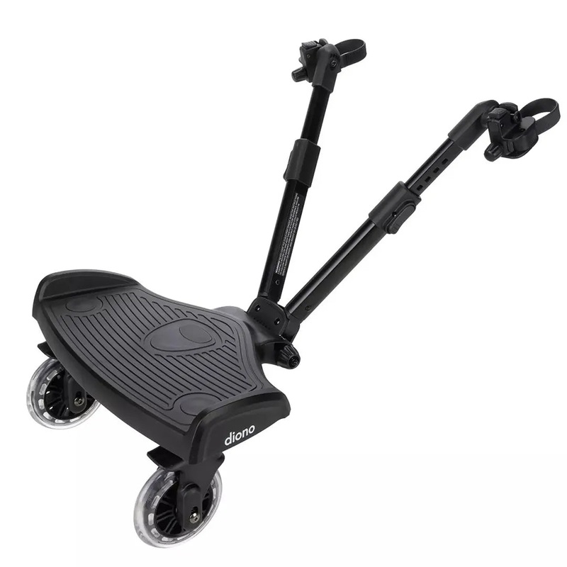 (See description) Hop ‘n Roll Universal Stroller Board, Compatible, most strollers, wagons and travel systems – Black
