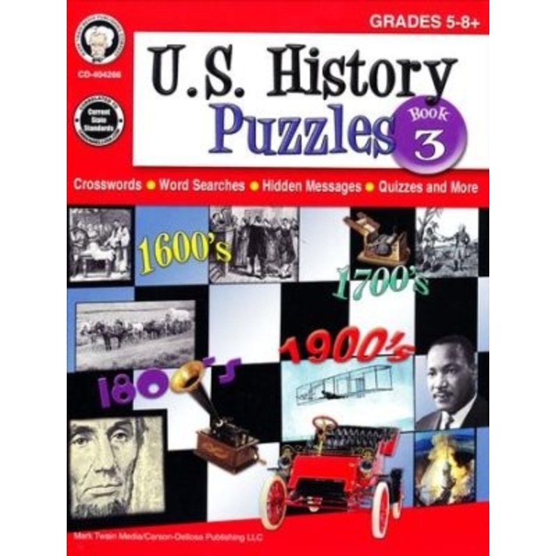 U.S. History Puzzles Book 3