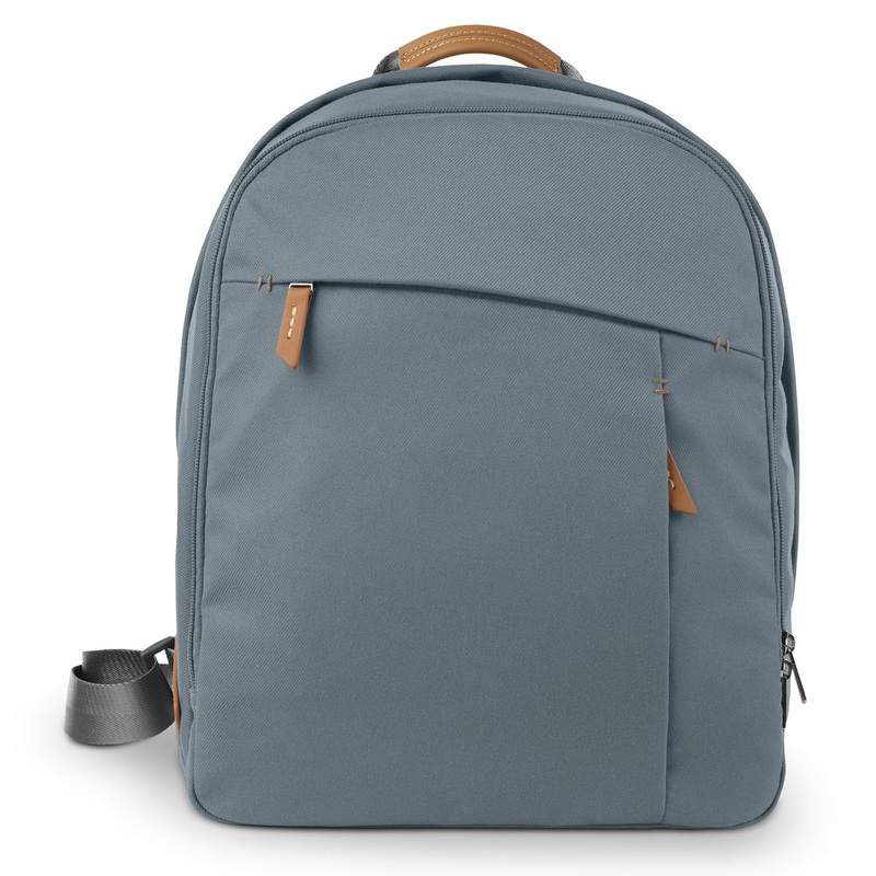 UPPAbaby Changing Backpack – Callum / Dillan (Stone Blue / Sand Leather)
