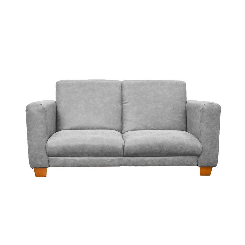 As We Grow Modern Sofa  Distressed Gray