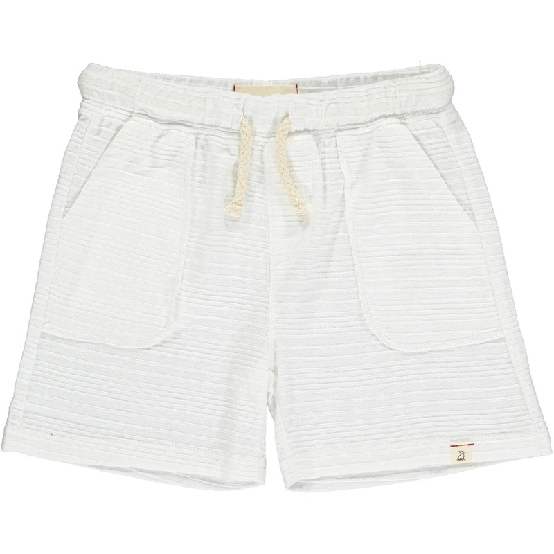 Bluepeter Shorts – White Ribbed