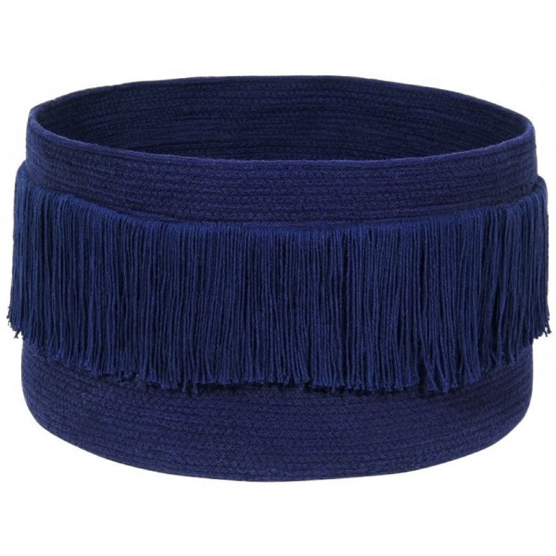 Lorena Canals Basket Fringes – Alaska Blue (1’6″ x 10″)