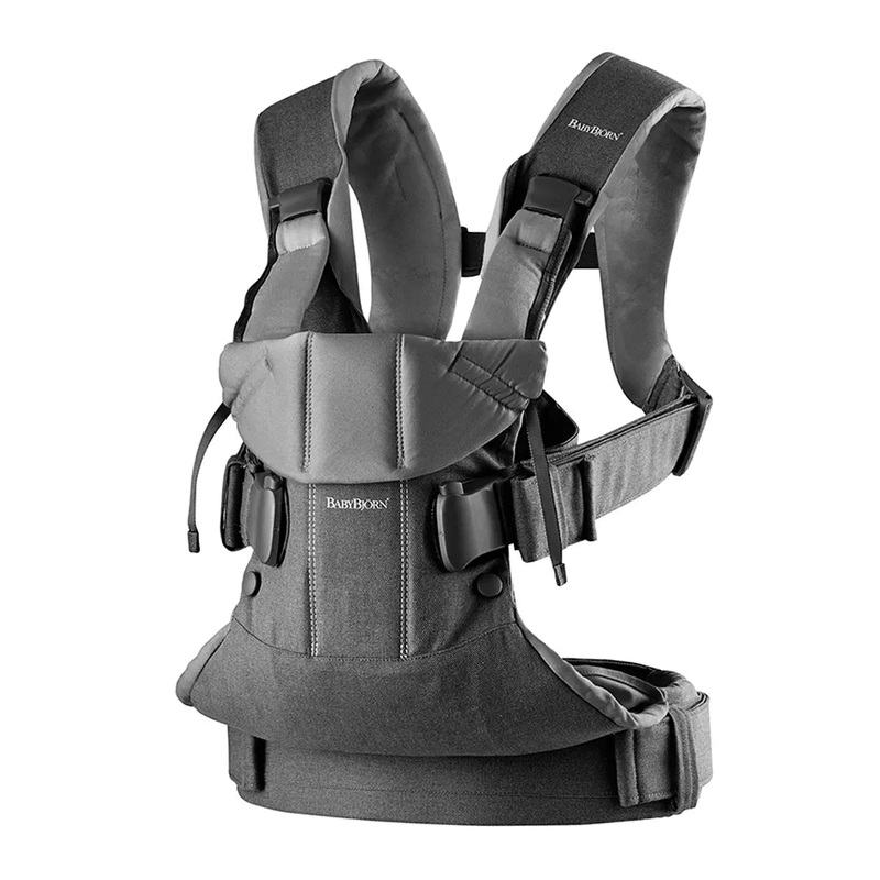 Baby Carrier One, Cotton – Denim Grey/Dark Grey (See description)