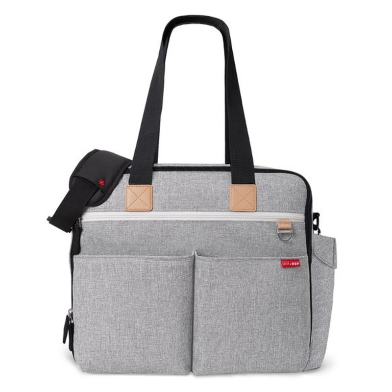 Duo Weekender Diaper Bag – Grey Melange