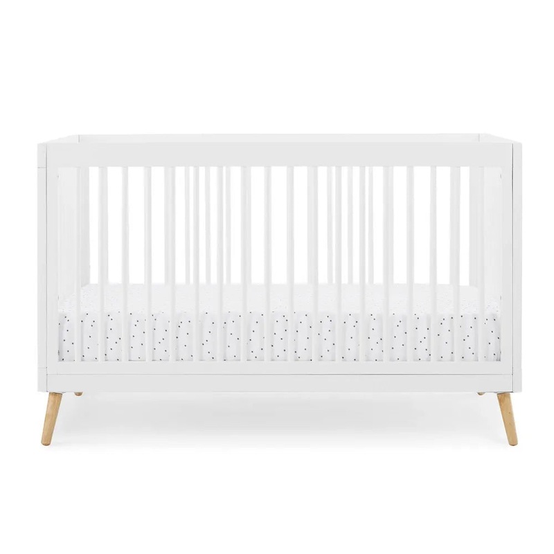 Jordan 4-in-1 Convertible Crib – Bianca White