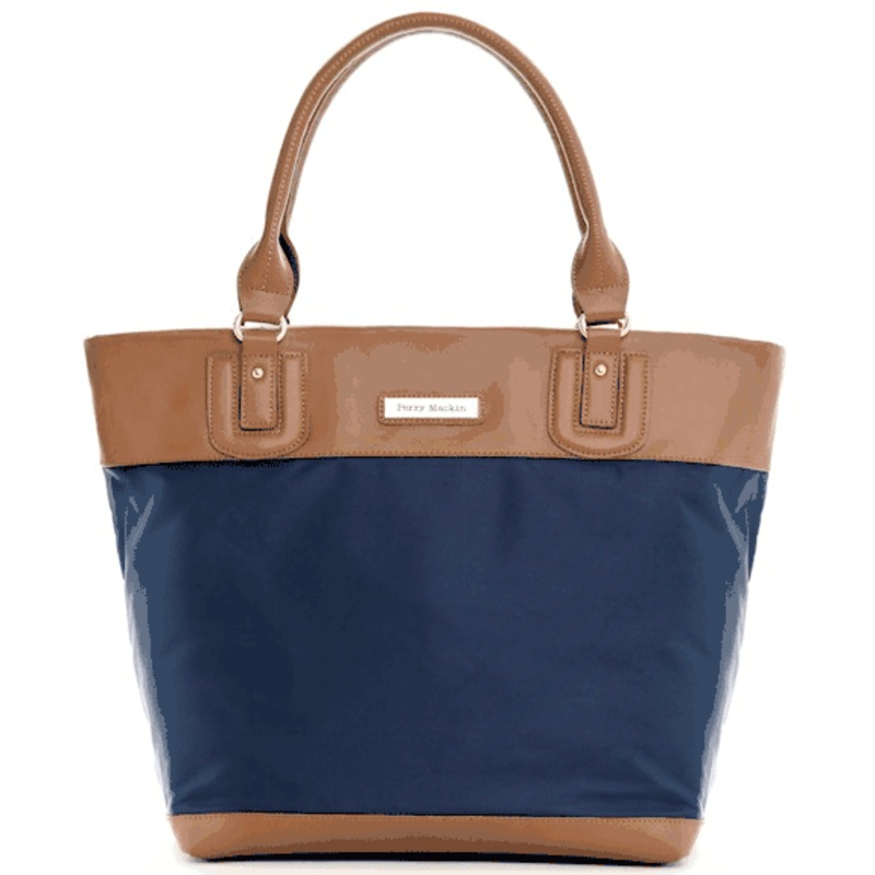 Perry Mackin Alexis Diaper Bag in Navy