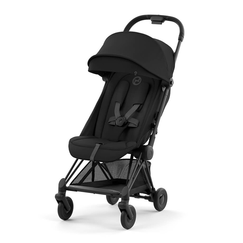Coya Stroller Chrome Matte Black