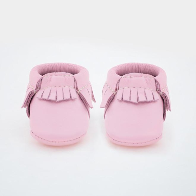 Freshly Picked Newborn Moccasin – Rose Pink