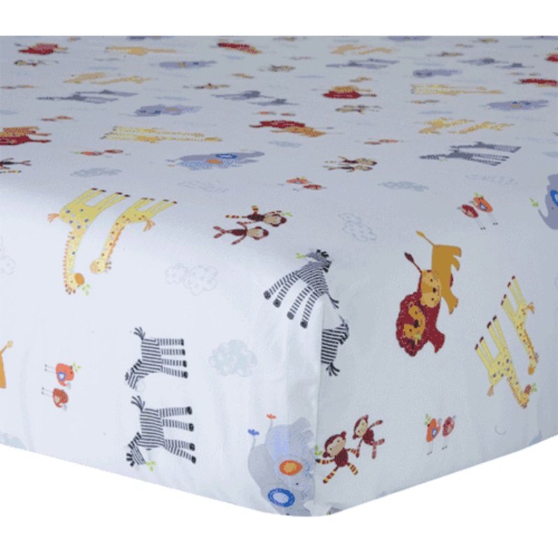 Lambs & Ivy S.S. Noah Fitted Crib Sheet