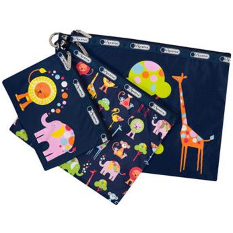 LeSportsac 3 Piece Travel Set – Zoo Cute