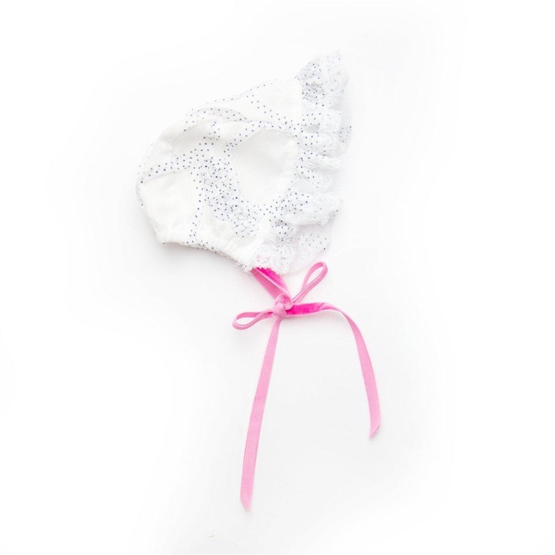 Lilys Magic Newborn Girls Heirloom Bonnet