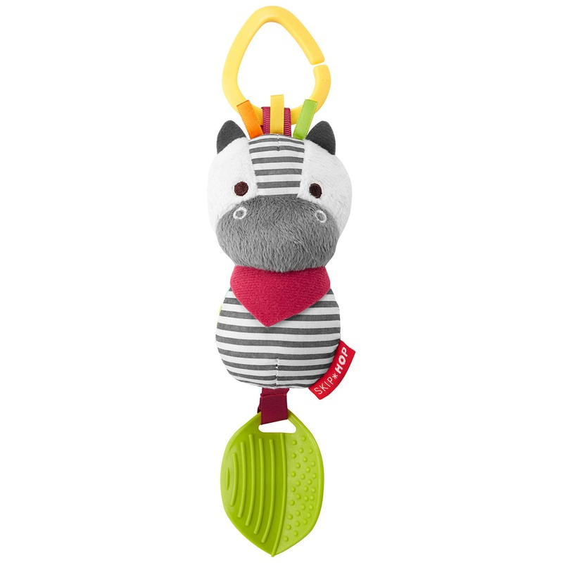 Skip Hop Bandana Buddies Chime & Teethe Toy – Zebra