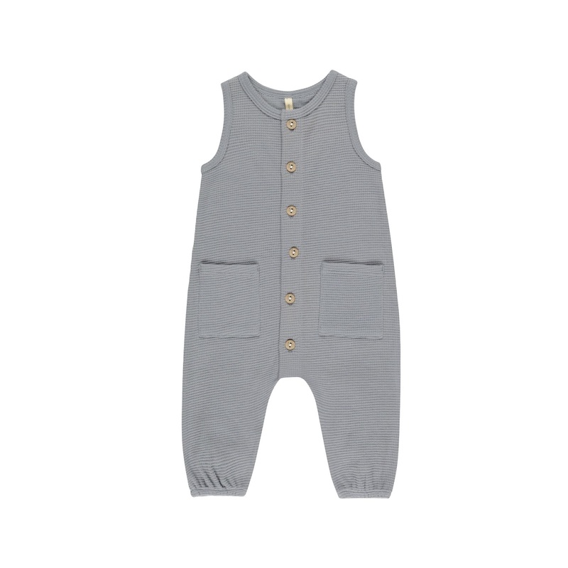 Waffle Jumpsuit – Blue