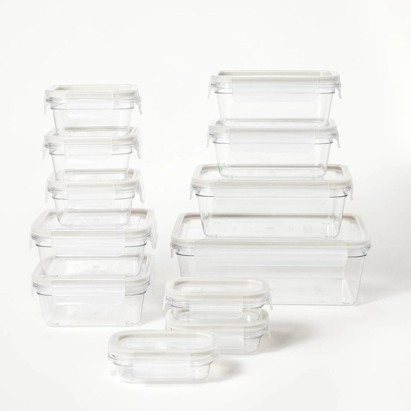 24pc Tritan Food Storage Container Set with Lids