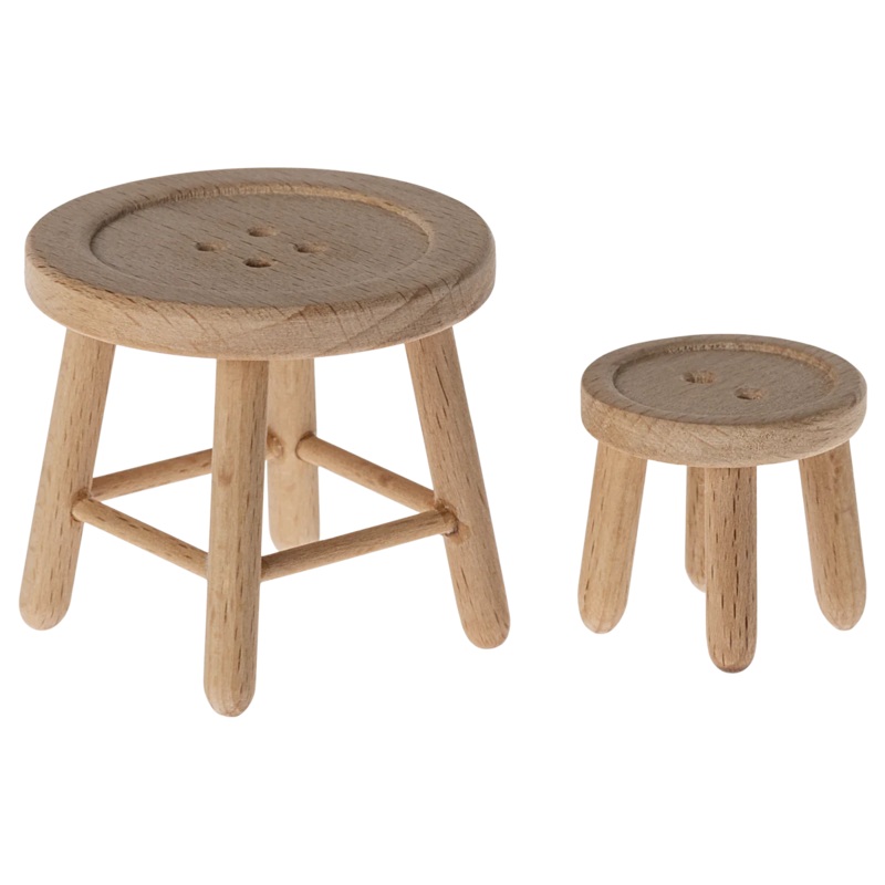 Maileg Table & Stool Set, Mouse