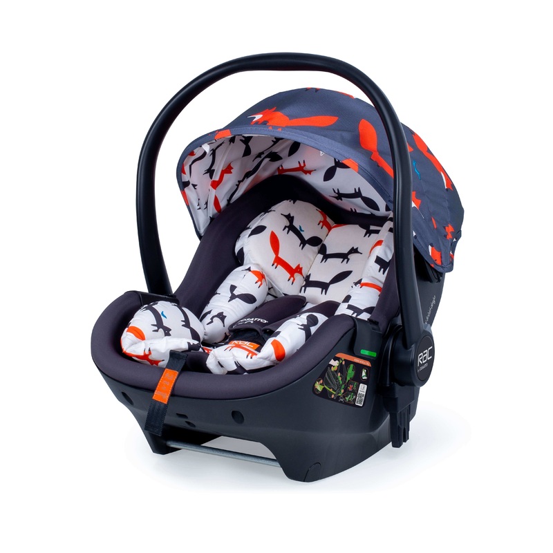 Port  i-size 0+ Car seat Charcoal Mister Fox