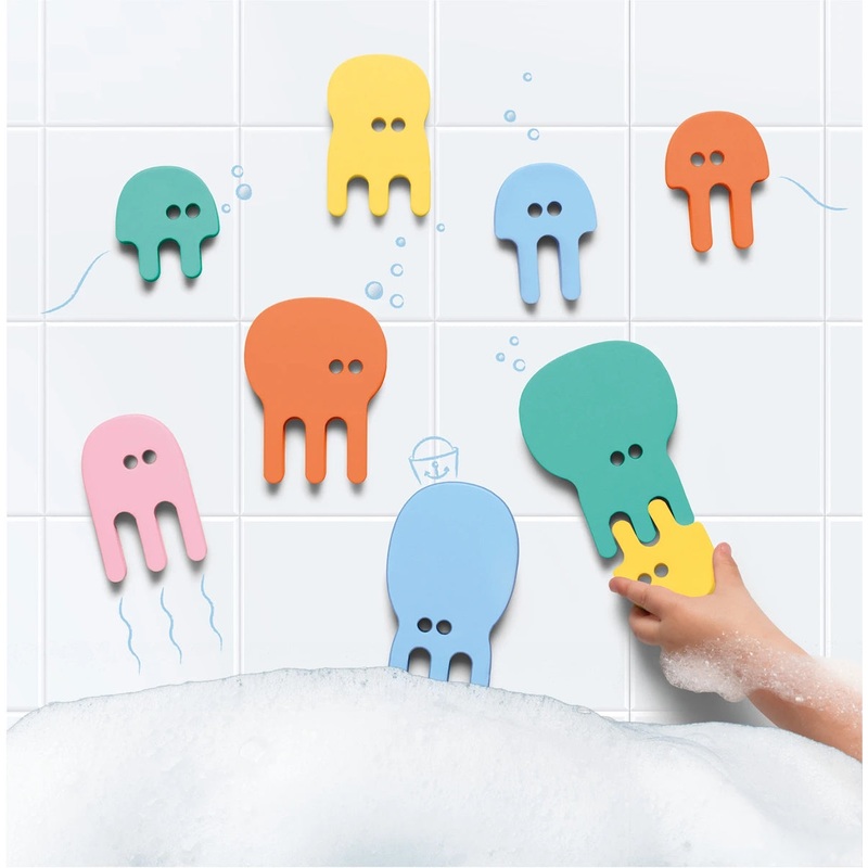 Quut Jellyfish Bath Puzzle Bath Toy