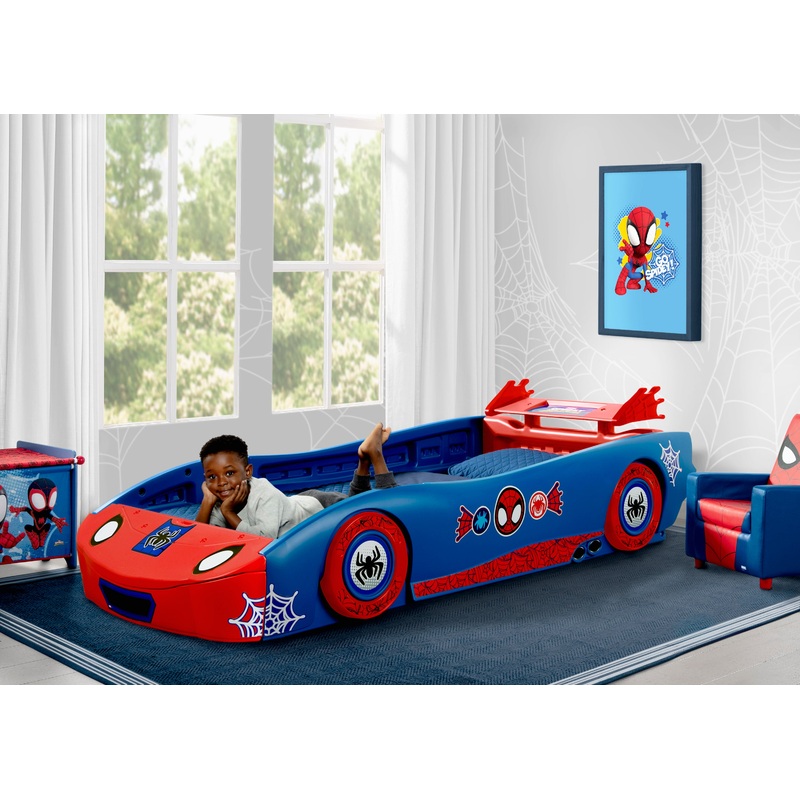 Spidey and His Amazing Friends Web Crawler Race Car Twin Bed