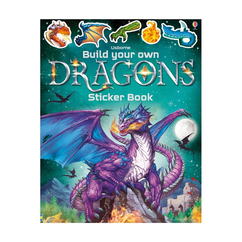 Usborne Build Your Own Dragons Sticker Book