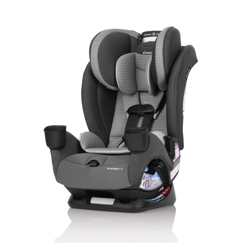All4Stages Slim 4-in-1 Convertible Car Seat – Baldwin Gray