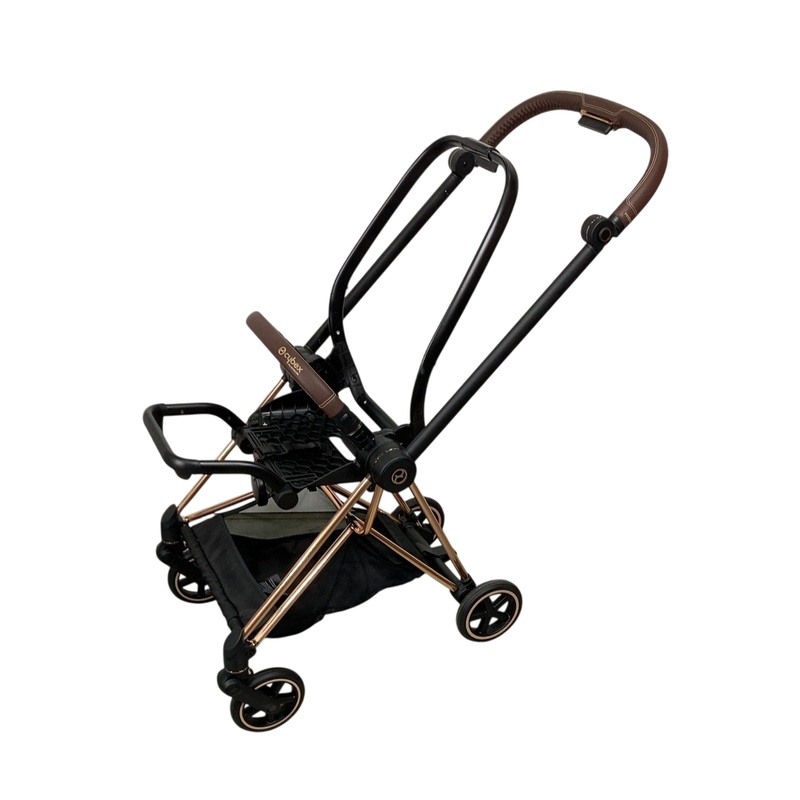 Cybex Mios3 Stroller Frame, Rose Gold/Brown