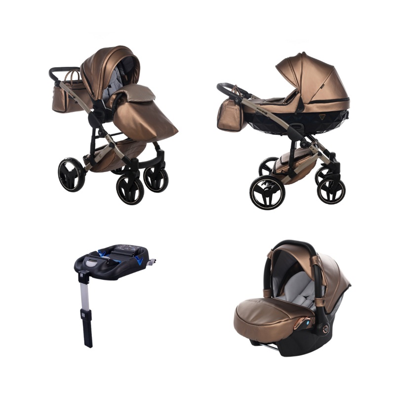 JUNAMA FLUO LINE BRONZE – 4IN1 (INCLUDES CAR SEAT & ISOFIX BASE)