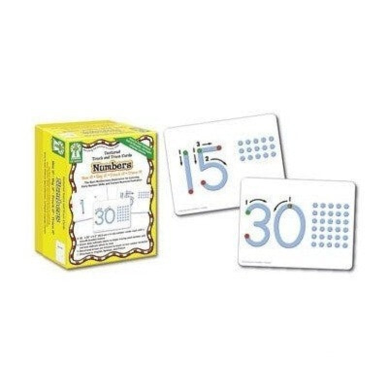 Textured Touch and Trace Cards – Numbers