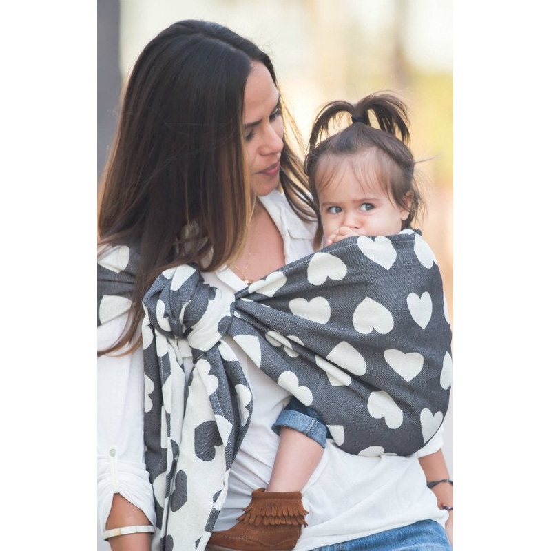Tula Ring Sling Carrier, L/XL – Baby Tula Love Noir