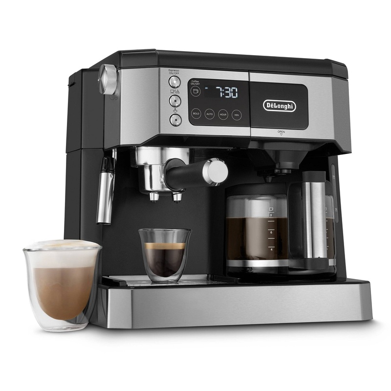 All-In-One Combination Coffee and Espresso Machine – Black