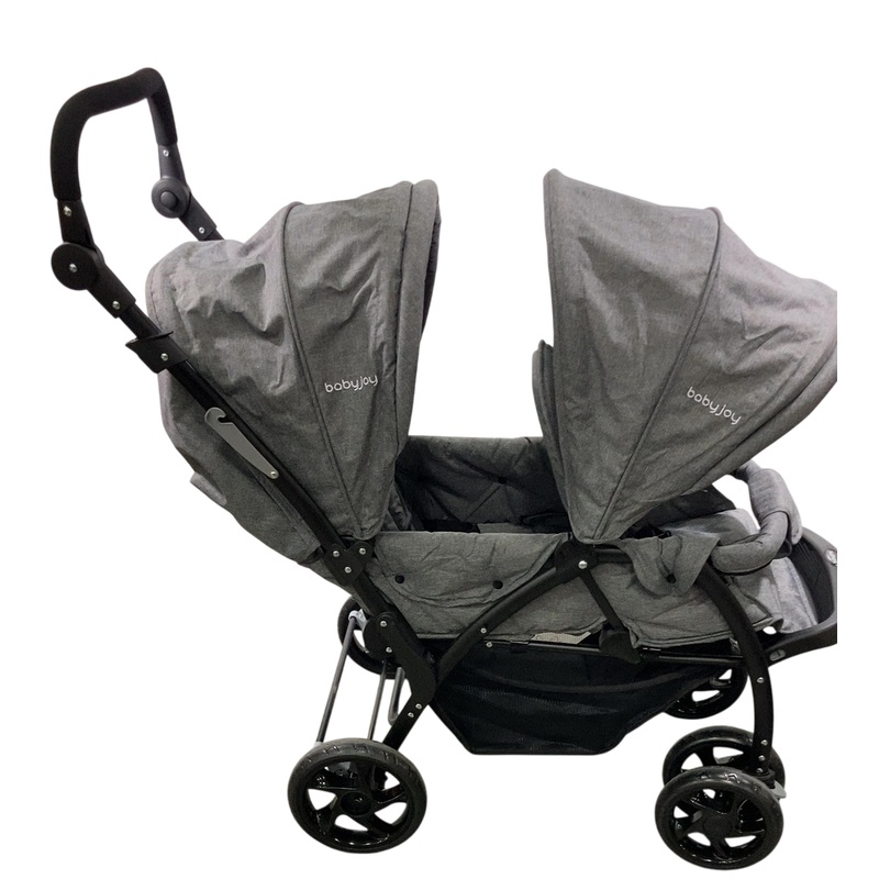 Baby Joy Foldable Lightweight Double Stroller, Gray, Unknown Year
