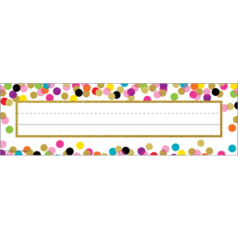 Confetti Name Plates(C)
