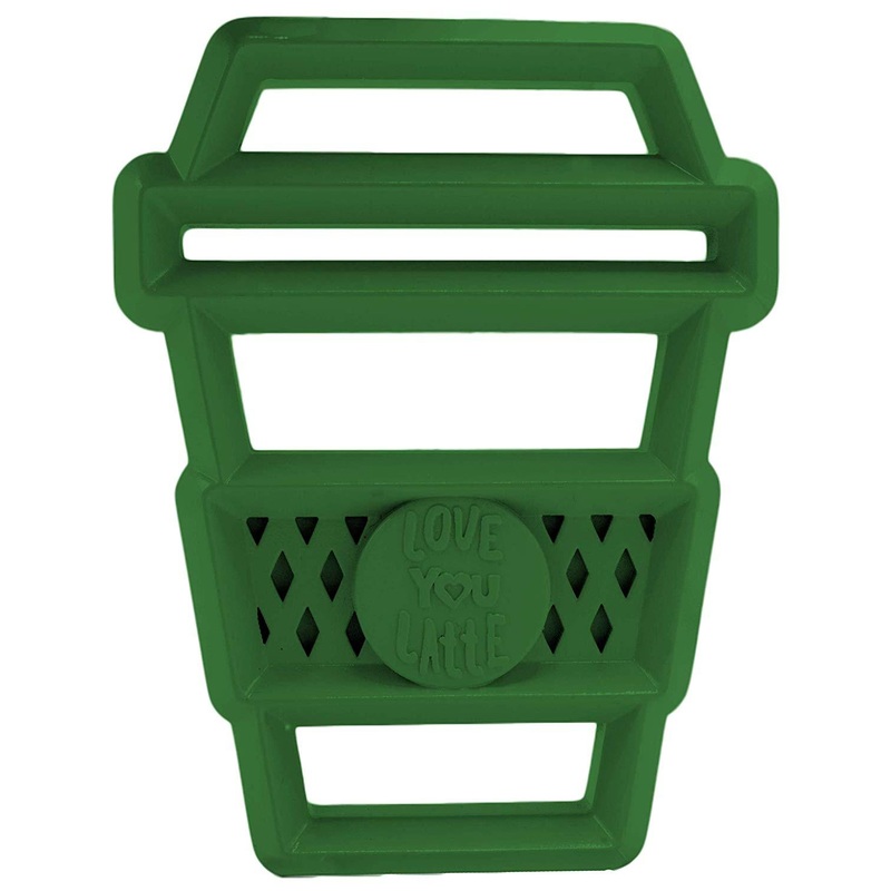 Itzy Ritzy Chew Crew Silicone Teether Latte